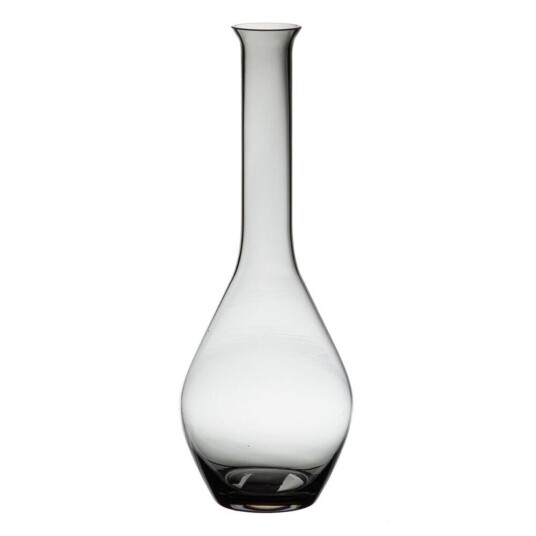 Bigbuy Home Vase Grå Glass 12 X 12 X 33 Cm