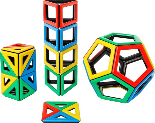 Polydron MAG Set m. ekstra figurer 48 deler Polydron MAG Set m. ekstra figurer 48 deler