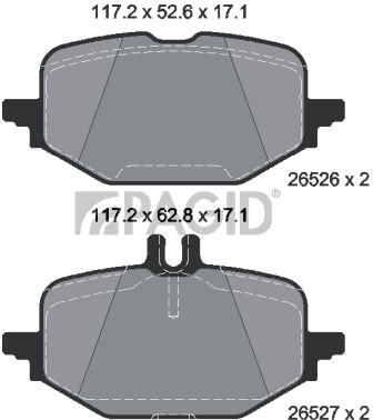 PAGID T2961N Bremseklosser PAGID T2961N Bremseklosser