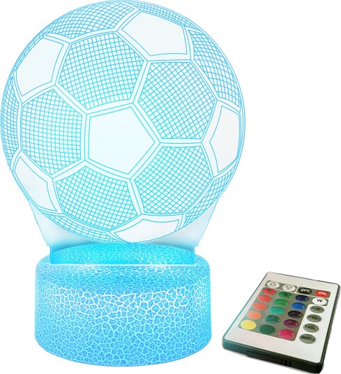 Powerpal 3D-Nattlampe Fotball