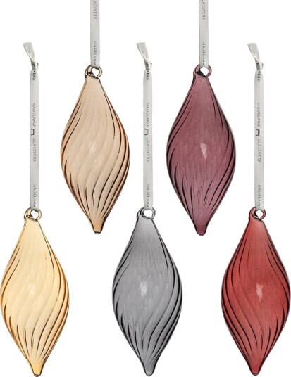 Gyllenklang Twist 5 Pk Julekuler Hadeland Glassverk