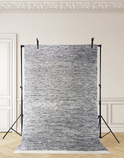 Ullteppe Savona svart/hvit Størrelse: 200 x 290 cm