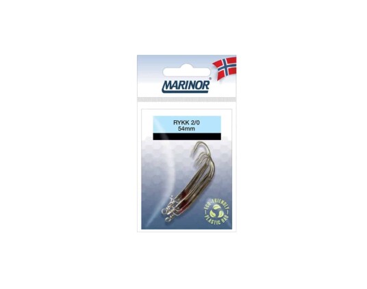 Seirykk med mustadkrok - 2/0