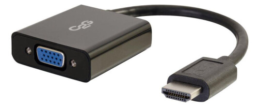 C2G HDMI til VGA Adapter - Videokonverter 1920x1080 Svart