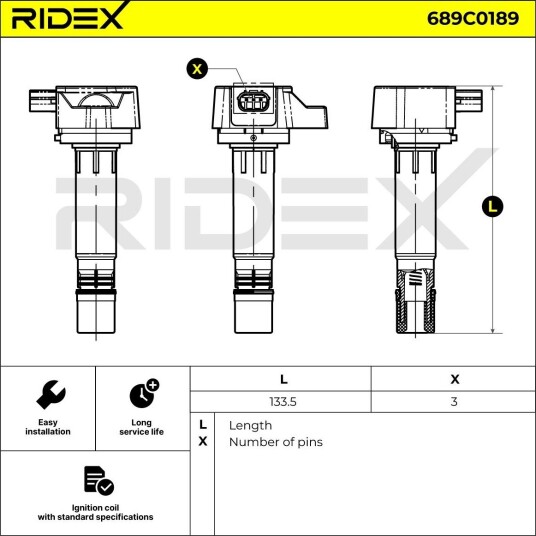 Tennspole RIDEX 689C0189