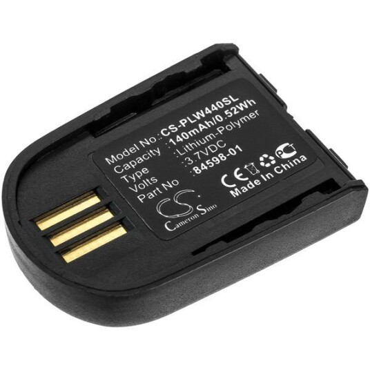 Plantronics Savi WH500 batteri (140 mAh 3.7 V, Sort)