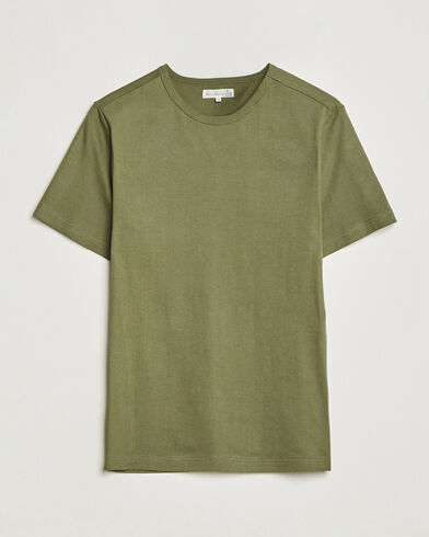 Merz b. Schwanen 1950s Classic Loopwheeled Tee Army Merz b. Schwanen 1950s Classic Loopwheeled Tee Army