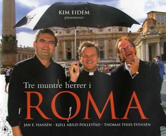 Tre muntre herrer i Roma, Veldig pen bok / som ny