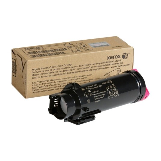 XEROX PHASER 6510 / WORKCENTRE 6515 MAGENTA FARGEPULVERKASSETT MED STANDARDKAPASITET (1 000 SIDER)