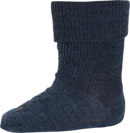 MP   Antiskli sokker i merinoull "Rio" Dark Denim Melange