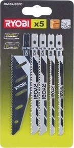 Ryobi Stikksagblad 5 PK RAK05JSBFC Ryobi Stikksagblad 5 PK RAK05JSBFC