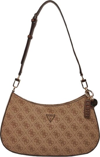 GUESS Noelle Ii Top Zip Shoulder Bag - Beige - ONE SIZE GUESS Noelle Ii Top Zip Shoulder Bag - Beige - ONE SIZE