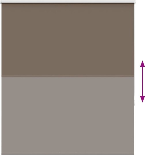 Rullegardin lystette 140x150 cm stoff bredde 136,6 cm polyester 8721158320940