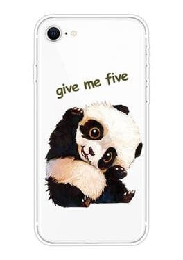 iPhone 7/8/SE (2020)/SE (2022) Stilig Ultra-Slim TPU-deksel Panda