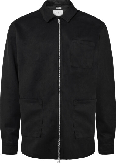 Human Scales Rickard Vegan Suede Jacket Black S
