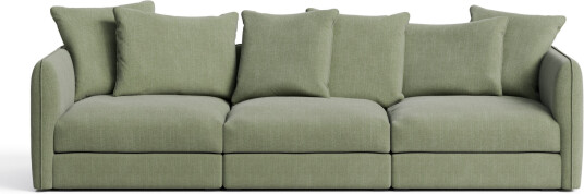 No Ga - Pavarotti 3-Seater Shadow Green Sofaer Grønn