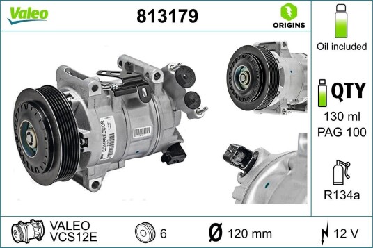 AC kompressor VALEO 813179 AC kompressor VALEO 813179