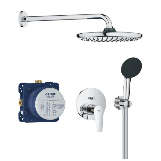 Grohe Vitalio Start Dusjpakke For innbygning 2 uttak Krom