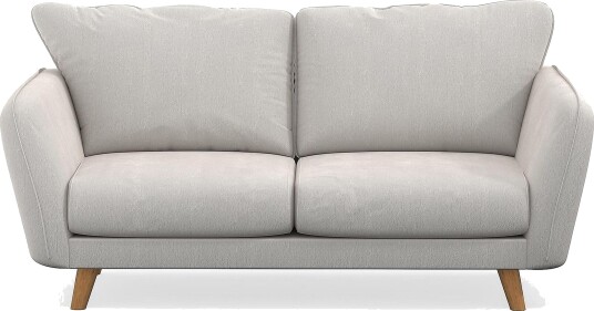 Trend Lyx 2 seter Sofa Hvit Fløyel Trend Lyx 2 seter Sofa Hvit Fløyel