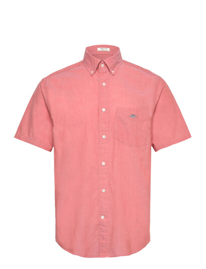 GANT Reg Classic Poplin Ss Shirt - Pink - L GANT Reg Classic Poplin Ss Shirt - Pink - L