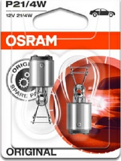 OSRAM ORIGINAL BILLYS P21/4W 21/4W BAZ15D, 2 STK