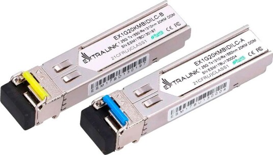 Extralink SFP Transceivermodul 1.25Gbps SONET WDM LC 2-pk