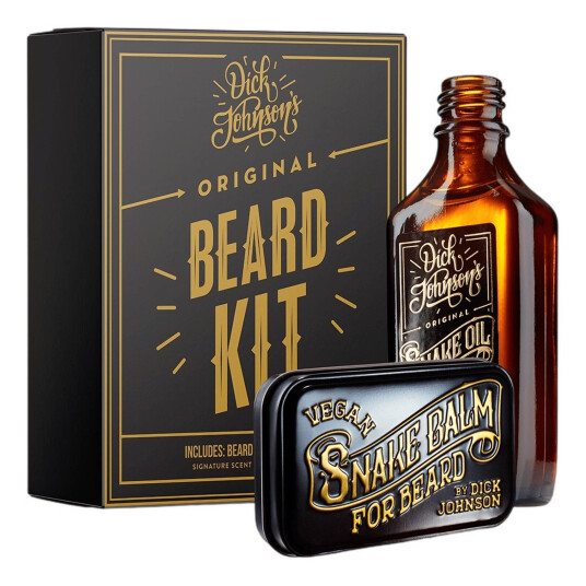 Dick Johnson Beard Kit gavesett Dick Johnson Beard Kit gavesett