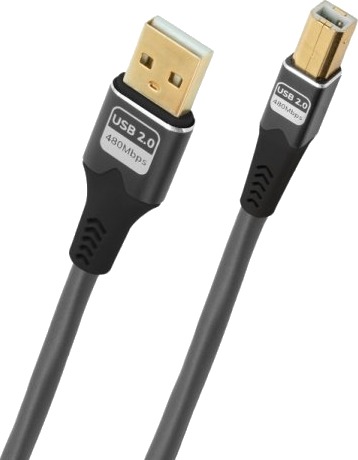 Oehlbach D1c9378 7,5 M Usb A Usb B Usb 2.0 0,48 Gbit/Sek Antracitt