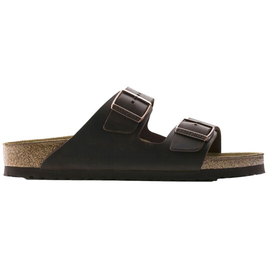 Birkenstock Unisex Arizona Oiled Leather Narrow Habana 41, Habana