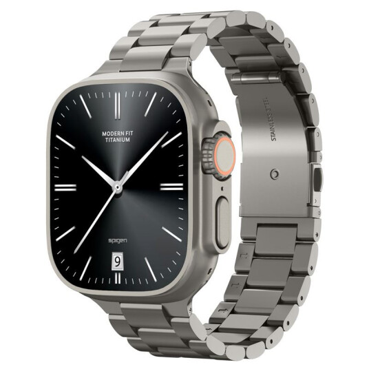 Spigen Modern Fit klokkerem for Apple Watch 49mm Titan Spigen Modern Fit klokkerem for Apple Watch 49mm Titan
