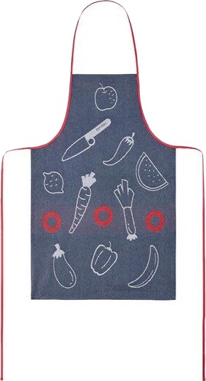 Opinel Petit Chef forkle barn bomull blå Opinel Petit Chef forkle barn bomull blå