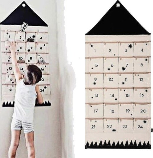 Julhus Adventskalender Juldato 1. til 24. Organizer Gave