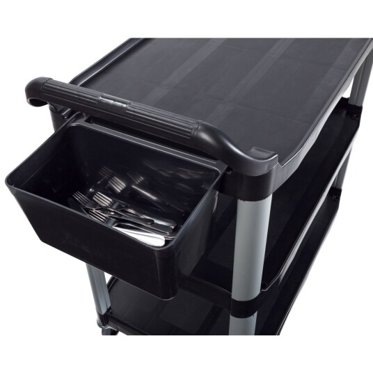 PULSIVA Beholder Perfect; 14000ml 33.5x23.1x18 cm BxDxH; Svart PULSIVA Beholder Perfect; 14000ml 33.5x23.1x18 cm BxDxH; Svart