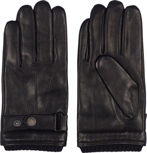 Howard London Leather Gloves Smith - Black - 9