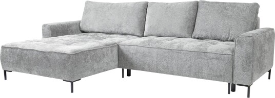Morvian 3 seters sovesofa med divan lysegrå