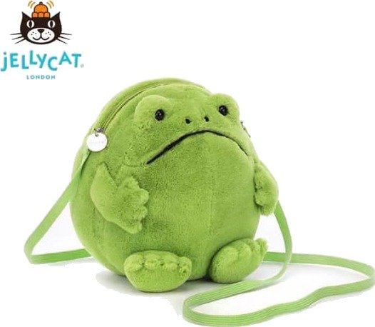 Jellycat Frosk Plysj Leketøyveske