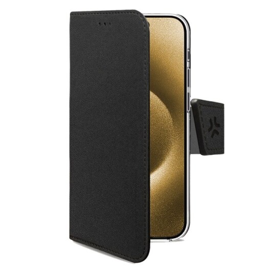 Celly Wally Lommebokdeksel for iPhone 17 Air Svart