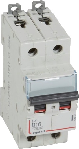 Legrand DX³ MCB automatsikring B16 2P 2M 10/16kA