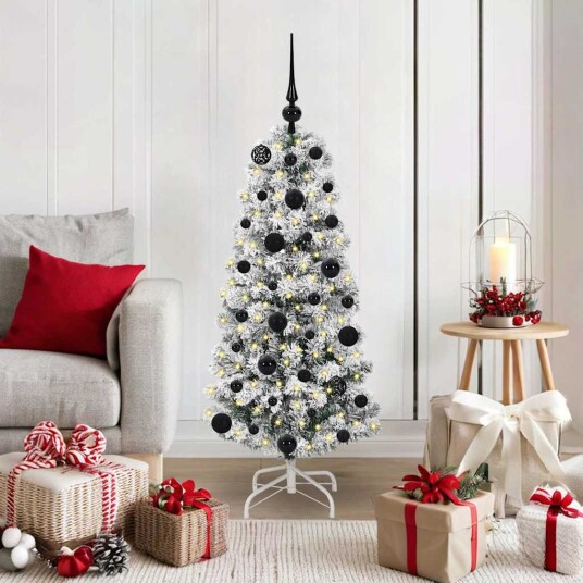  Kunstig sammensatt juletre med LED  stripelys 120 cm PVC