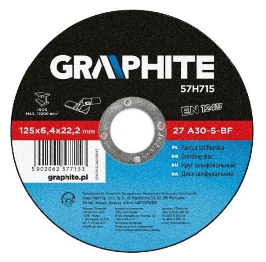 GRAPHITE 57H715 Mellomleggsskive vinkelsliper GRAPHITE 57H715 Mellomleggsskive vinkelsliper
