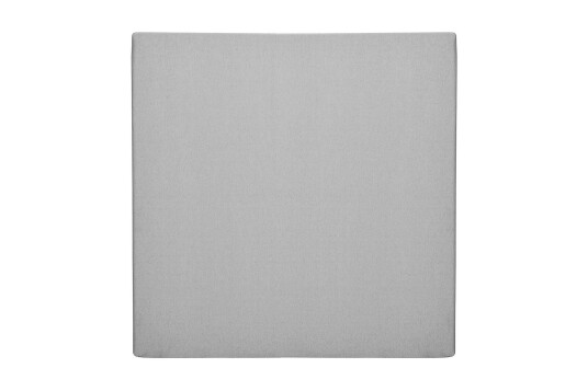 Glatt Sengegavl Olivia 120 cm Mellangrå