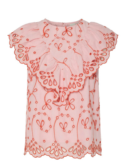 YAS Yaskanikka Sl Contrast Top S. - Pink - 40 YAS Yaskanikka Sl Contrast Top S. - Pink - 40