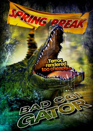 Bad CGI Gator (2023) DVD