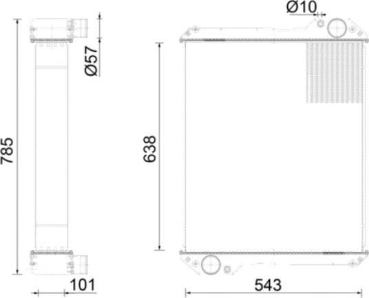 Radiator MAHLE ORIGINAL CR 2559 000S