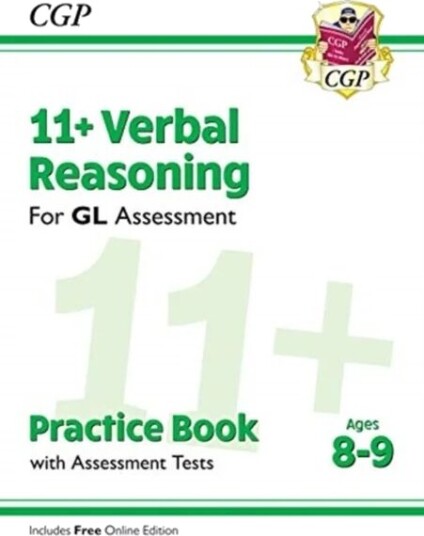 11+ Gl Verbal Reasoning Practice Book & Assessment Tests - Ages 8-9 (With Online Edition): Perfect P Av Cgp Books