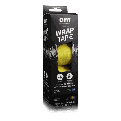 Ortho movement Wrap Tape 3 Pack fotballteip Gul One Size