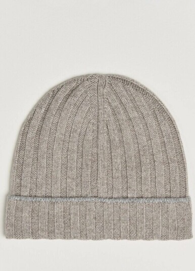 Brunello Cucinelli Cashmere Beanie Rock