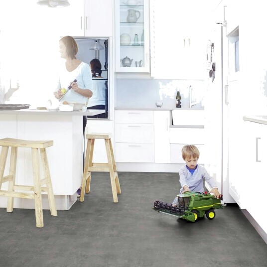 Tarkett Vinylgulv iD Inspiration 55 Patina Concrete Dark Grey