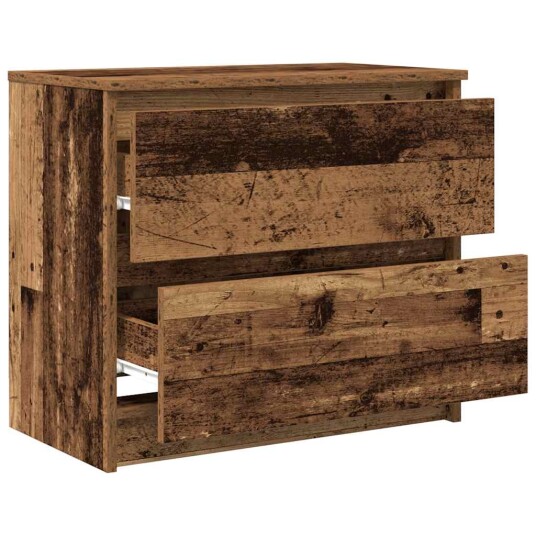 TV benk gammelt tre 60x35x54 cm konstruert tre