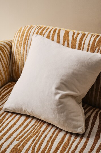 Jotex Putetrekk i Fløyel 45x45 Cm Hvit VIVA 21160880193